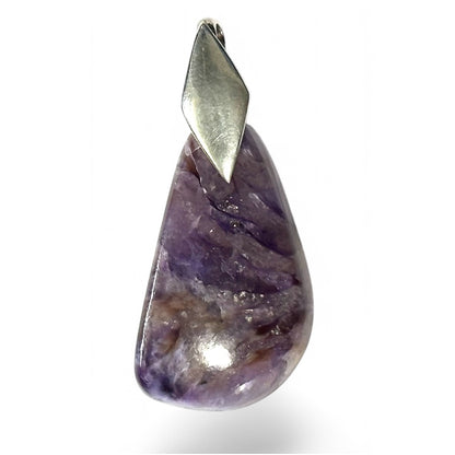Pendentif charoite Russie AA argent 925