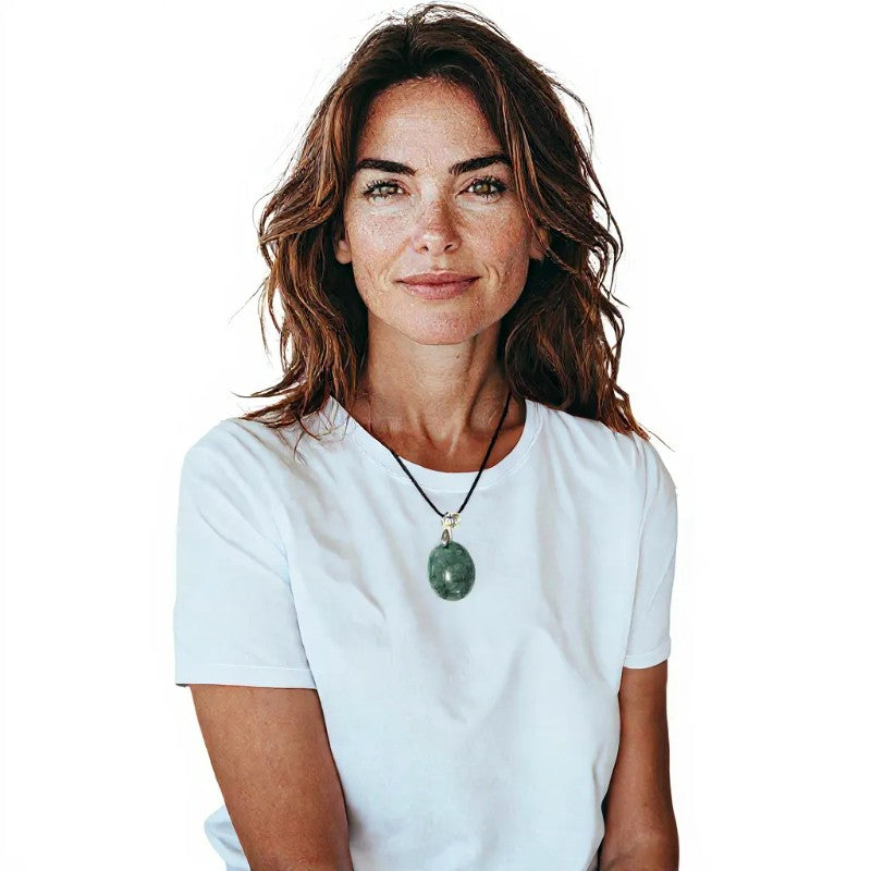 Pendentif émeraude Brésil A+ argent 925