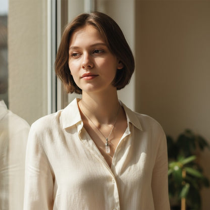 Kunzite pendant Brazil AA silver 925