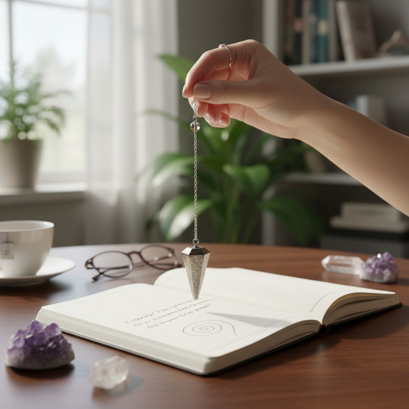 Péndulo hexagonal de broncita Brasil A