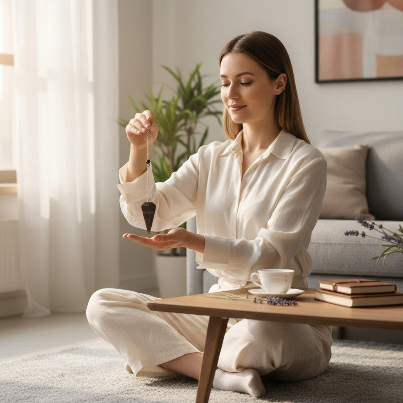 Pendule oeil de fer hexagonal Afrique du Sud A