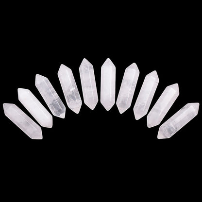 Double-terminated rock crystal tip Brazil A