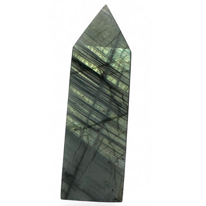 Pointe labradorite Madagascar AA+ 100mm
