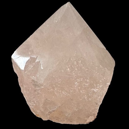 Pointe quartz rose Brésil semi polie A