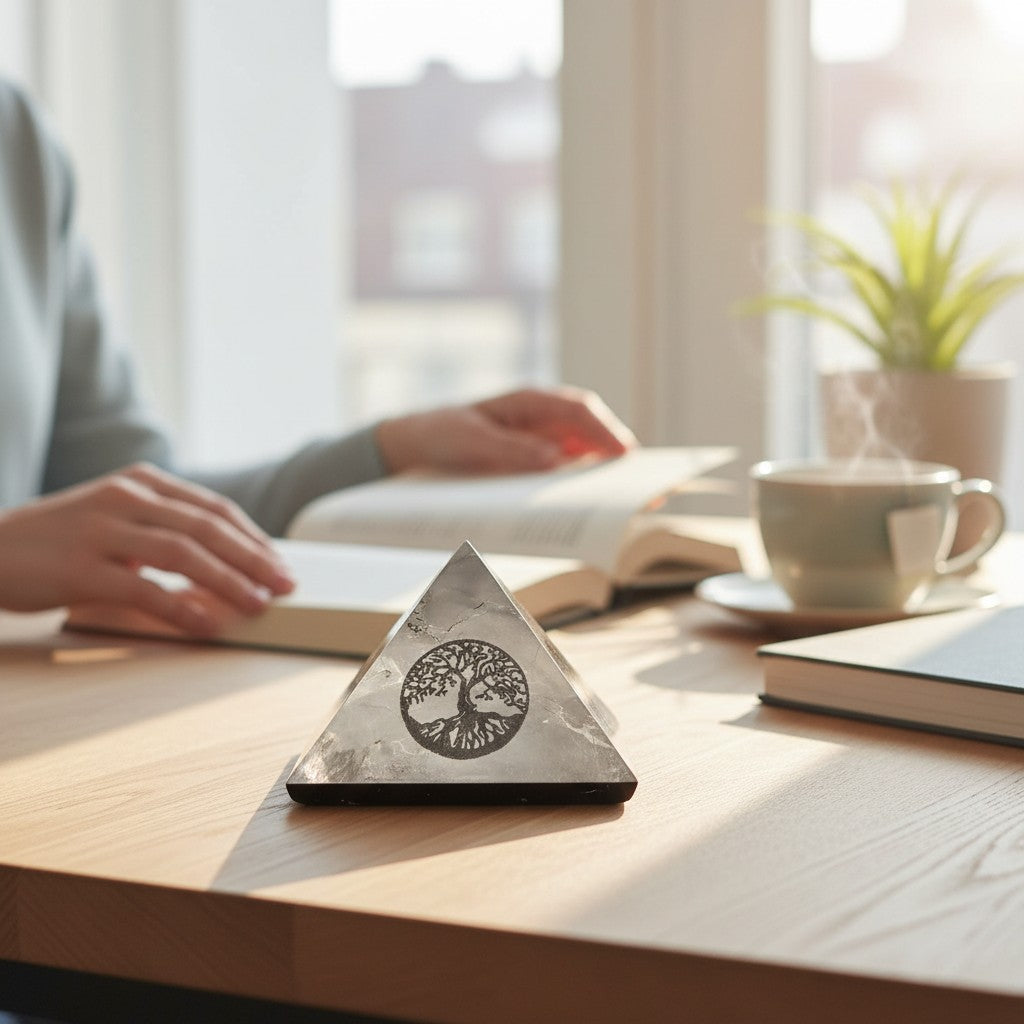 Pirámide de Shungit Rusia AA (50mm)