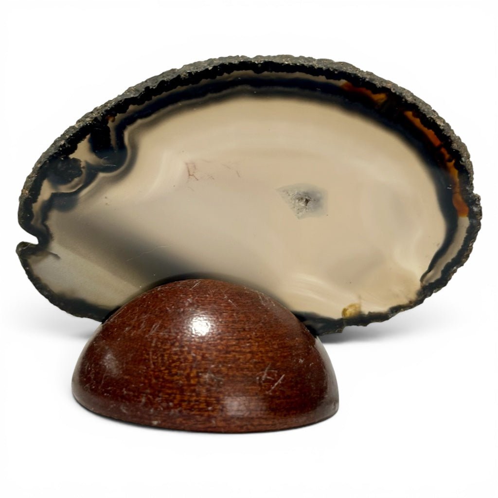 Agate Brésil AA (tranche fine) - La Boite à Cailloux
