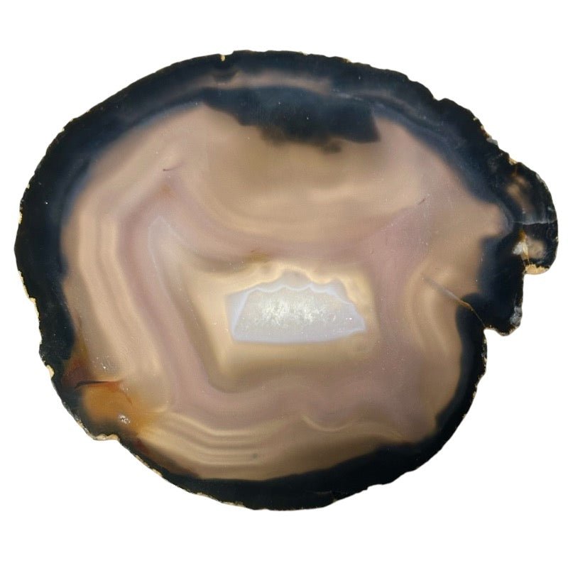 Agate Brésil AA (tranche fine) - La Boite à Cailloux