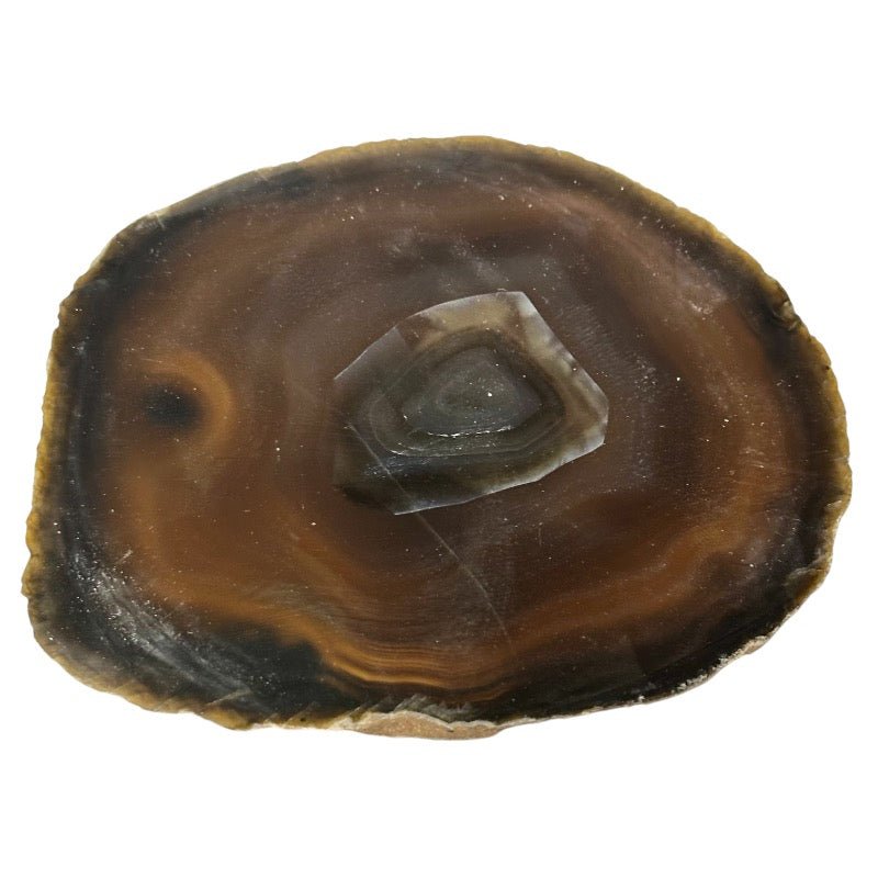Agate Brésil AA (tranche fine) - La Boite à Cailloux