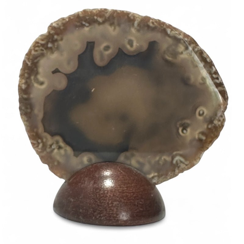 Agate Brésil AA (tranche fine) - La Boite à Cailloux