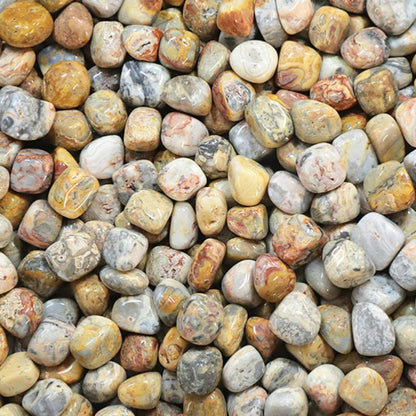 Agate crazy Lace Mexique A (pierre roulée) - La Boite à Cailloux