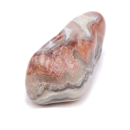 Agate crazy Lace rouge Mexique AA (pierre roulée) - La Boite à Cailloux