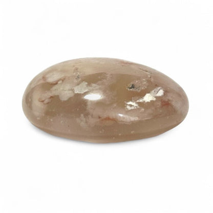 Agate fleur de cerisier Madagascar AA+ (pierre roulée) - La Boite à Cailloux