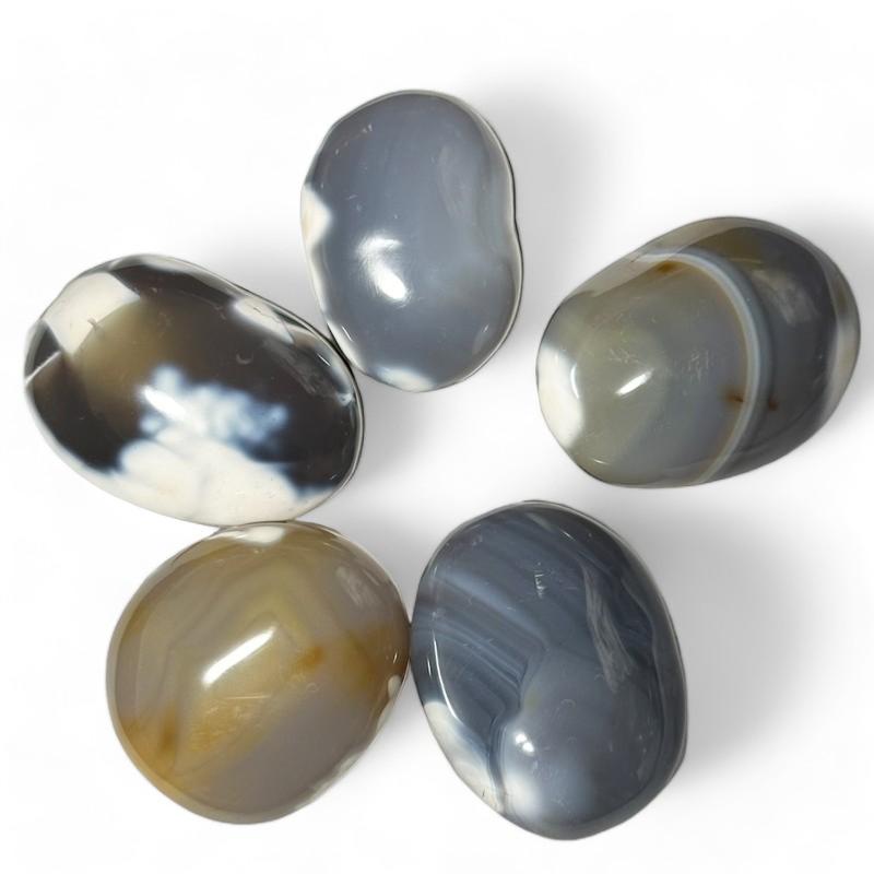 Agate grise Madagascar A (galet XL) - La Boite à Cailloux