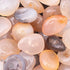 Agate laiteuse Botswana A (pierre roulée) - La Boite à Cailloux