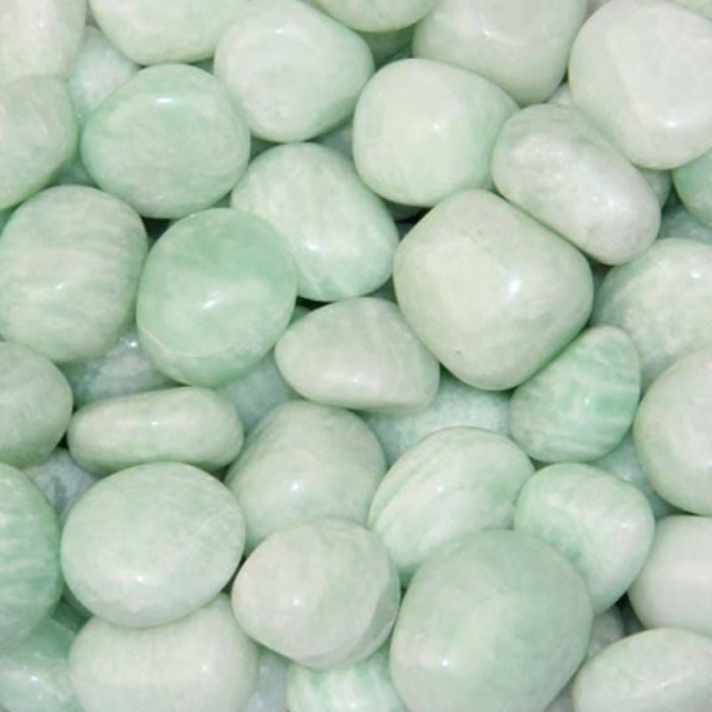 Amazonite Brésil A+ (pierre roulée) - La Boite à Cailloux