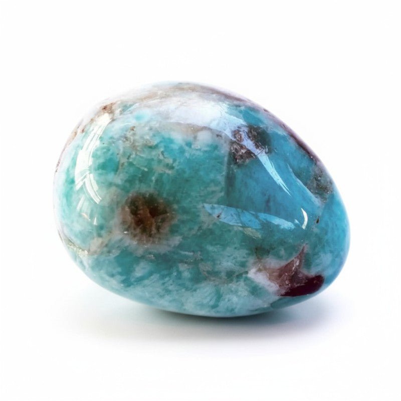 Amazonite Madagascar A (pierre roulée) - La Boite à Cailloux