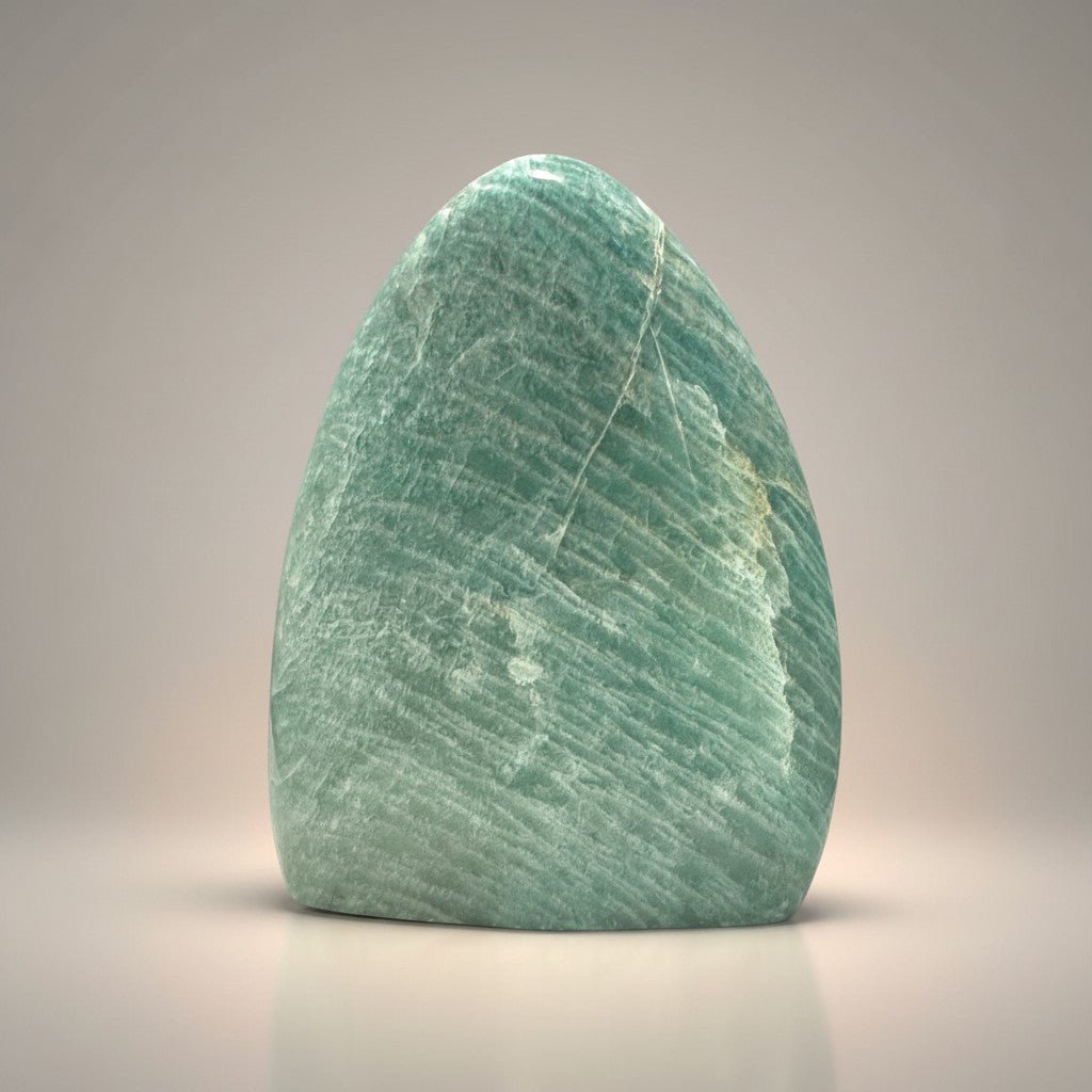 Amazonite Madagascar AA forme libre - 252g - La Boite à Cailloux