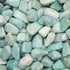 Amazonite Pérou AA (pierre roulée) - La Boite à Cailloux