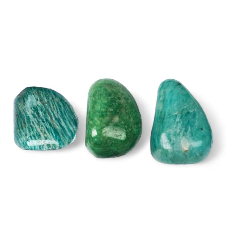 Amazonite Russie A+ (pierre roulée) - La Boite à Cailloux