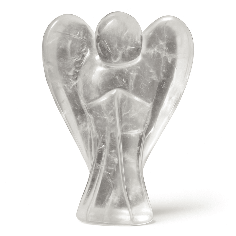 Ange cristal de roche Brésil A 35 - 38mm - La Boite à Cailloux