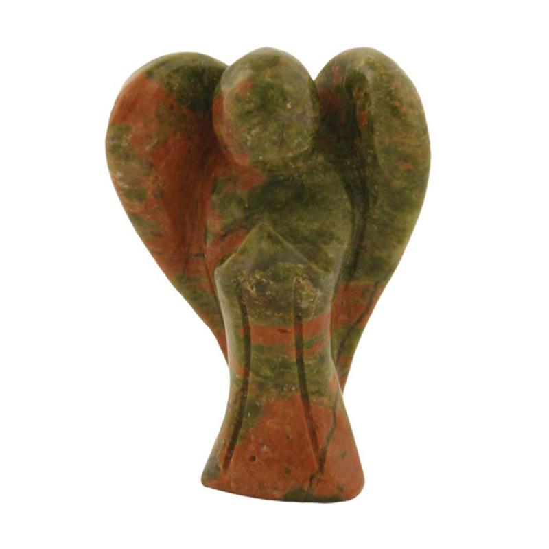 Ange unakite Afrique du Sud A 30 - 35mm - La Boite à Cailloux
