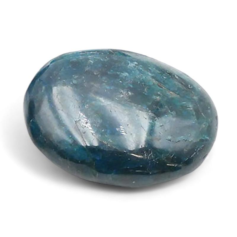 Apatite bleue Madagascar A+ (galet XL) - La Boite à Cailloux