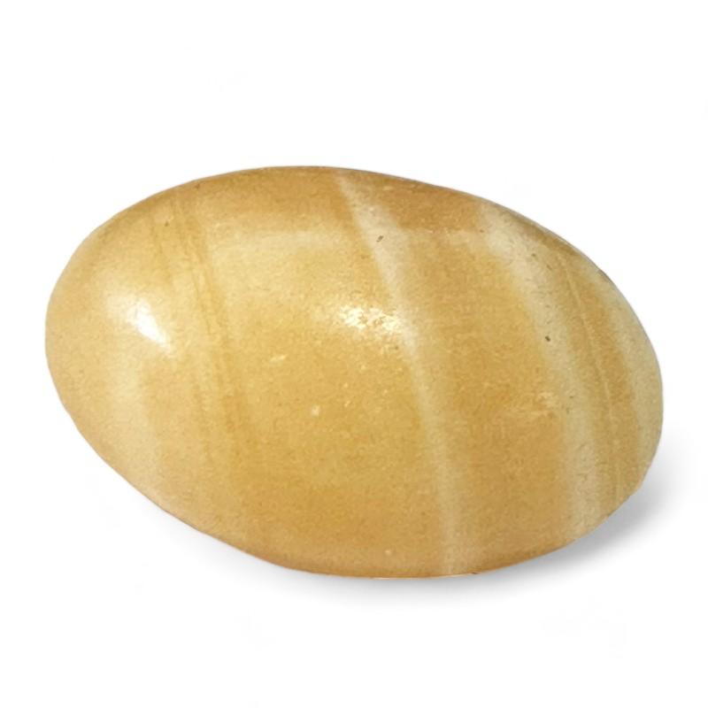 Aragonite jaune Pakistan A (pierre roulée) - La Boite à Cailloux