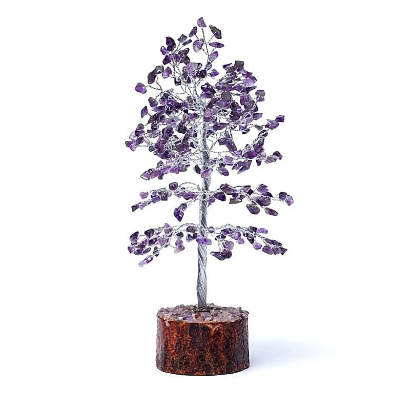 Arbre du bonheur améthyste Brésil A (23cm) - La Boite à Cailloux