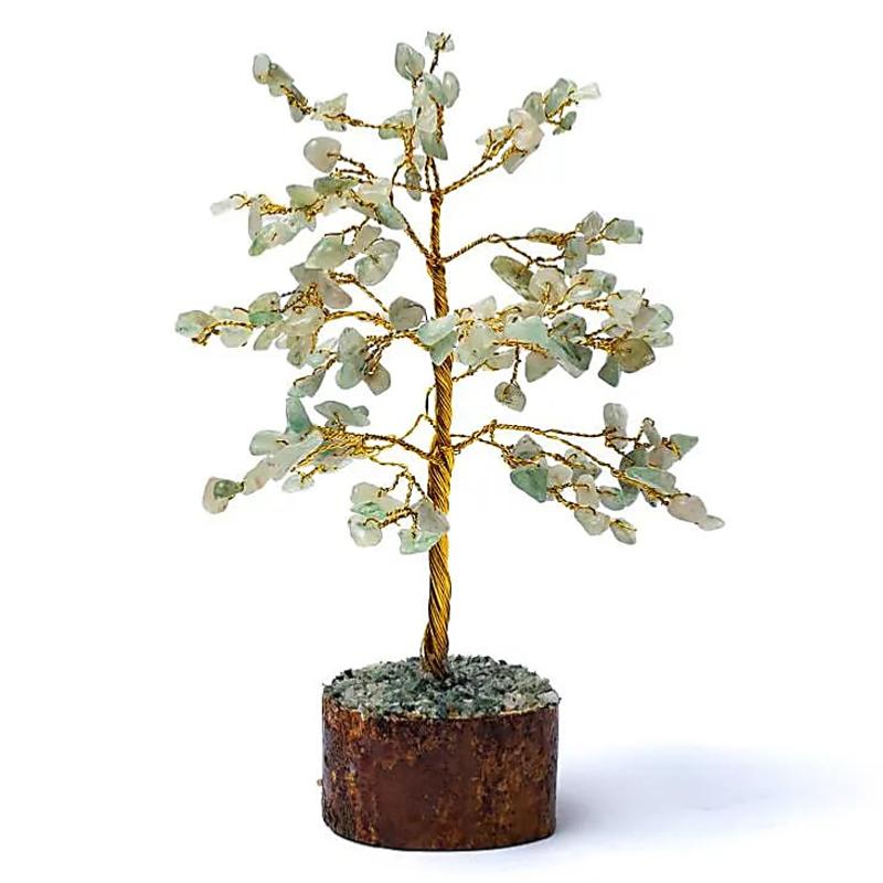 Arbre du bonheur aventurine verte Brésil A (18cm) - La Boite à Cailloux