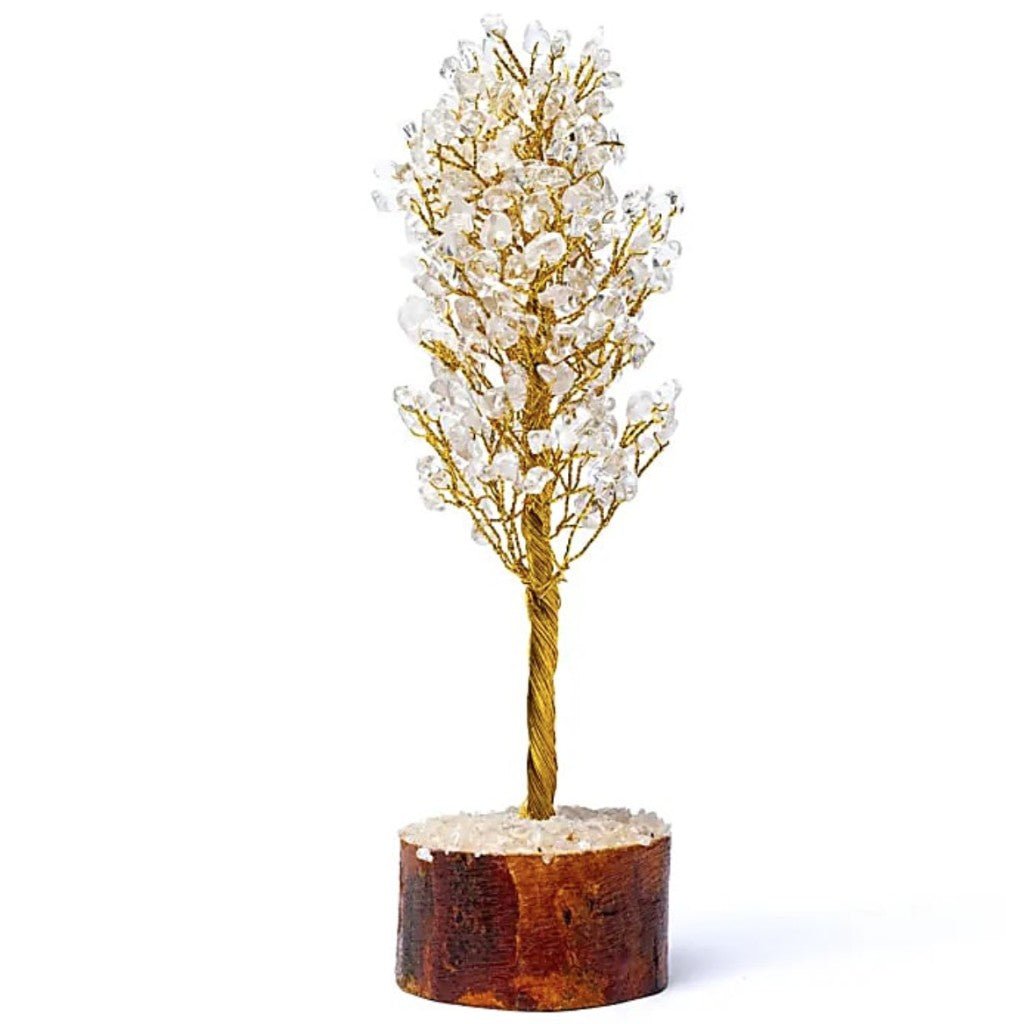 Arbre du bonheur cristal de roche Brésil A (23cm) - La Boite à Cailloux
