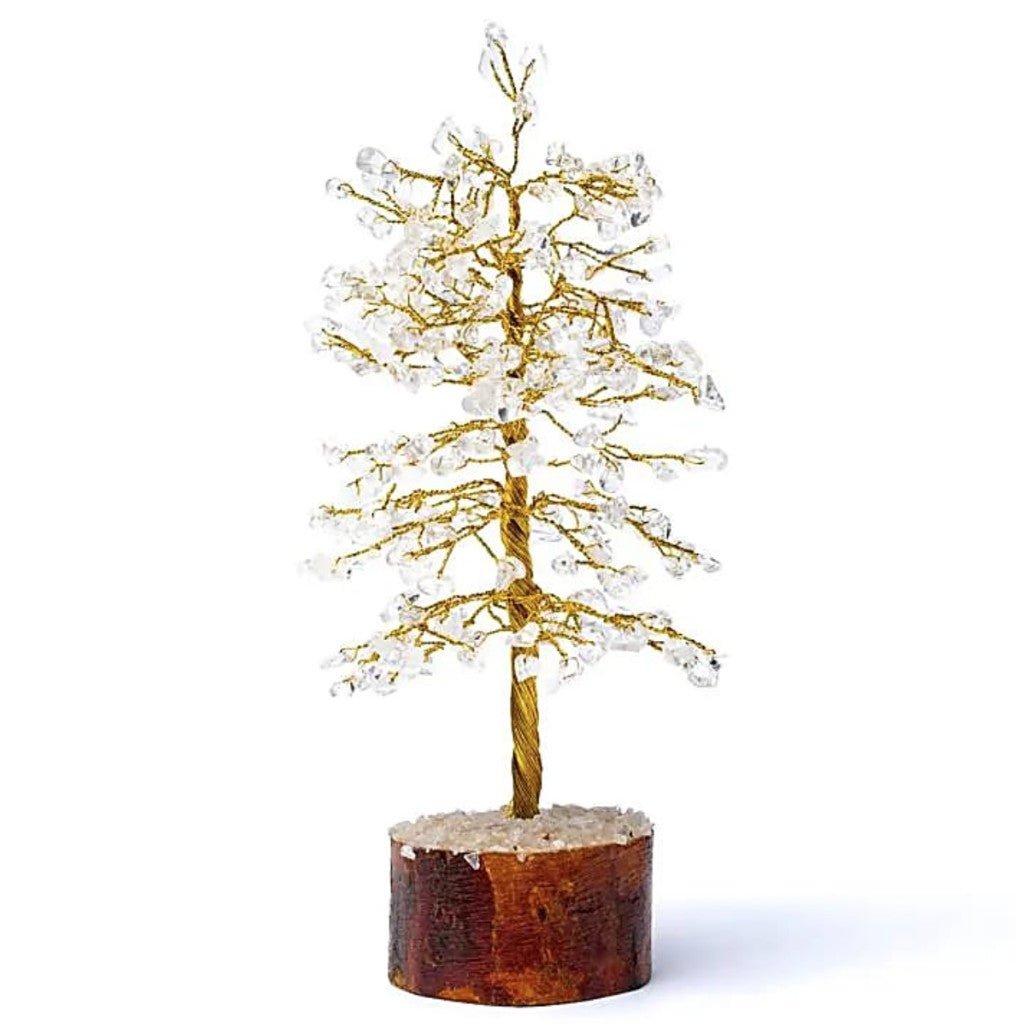 Arbre du bonheur cristal de roche Brésil A (23cm) - La Boite à Cailloux