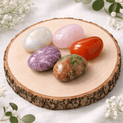 Tumbled stone assortment: fertility 5 stones