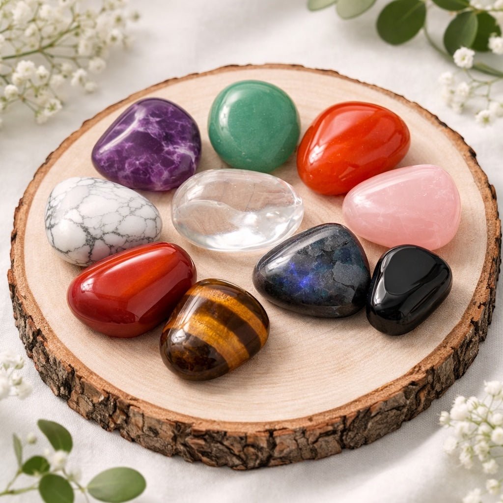 Assortiment découverte Lithothérapie 10 pierres essentielles - La Boite à Cailloux