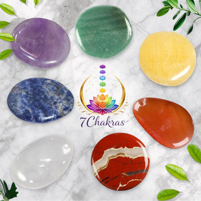 Assortiment galets 7 chakras