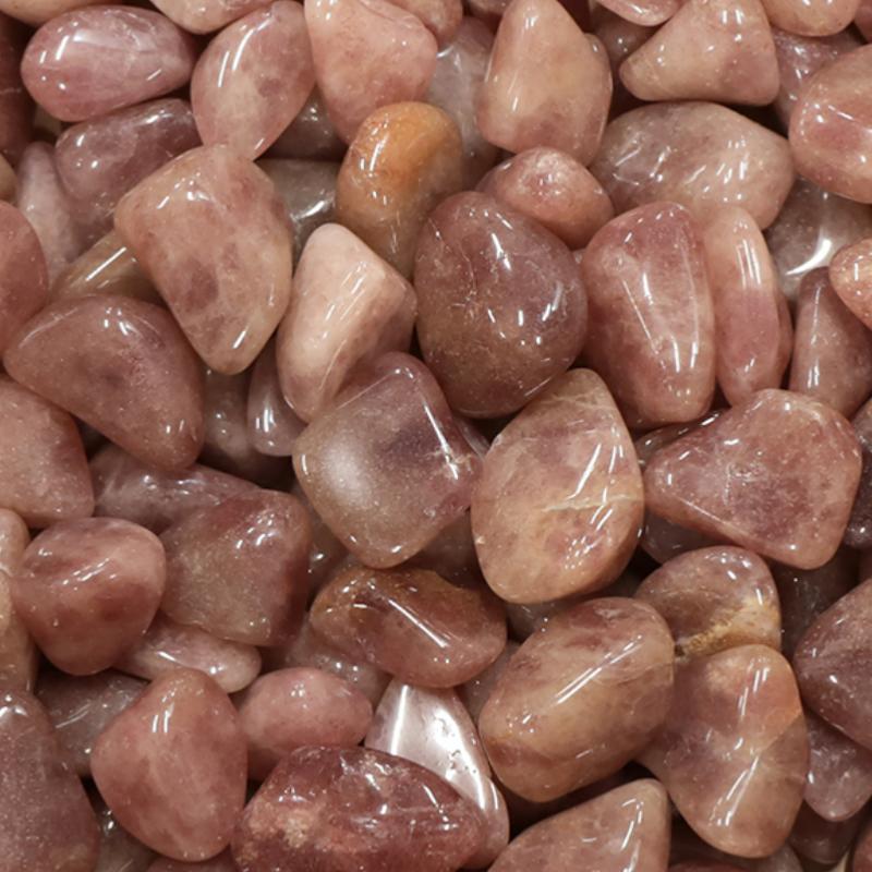 Aventurine rouge Brésil A+ (pierre roulée) - La Boite à Cailloux