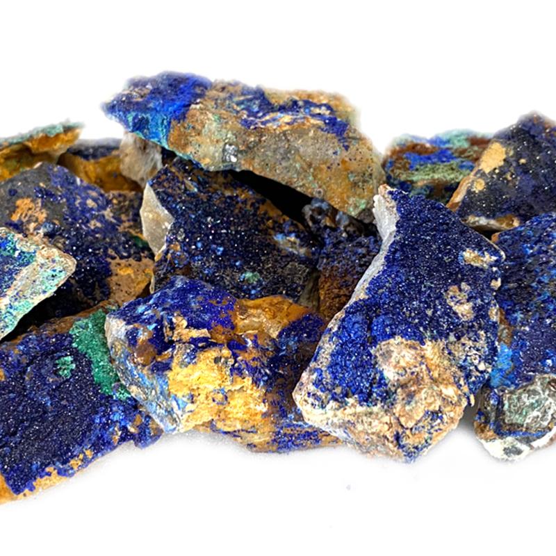 Azurite Maroc A (pierre brute) - La Boite à Cailloux