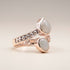 Bague Aigue - Marine Namibie AA argent 925 - La Boite à Cailloux
