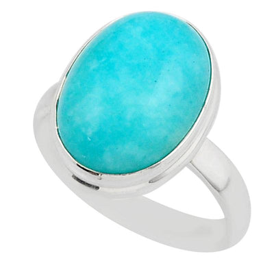 Anillo amazonita Perú AA plata 925