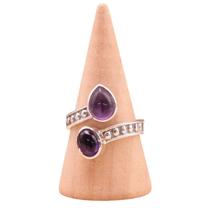 Bague Améthyste Brésil AA argent 925 - La Boite à Cailloux