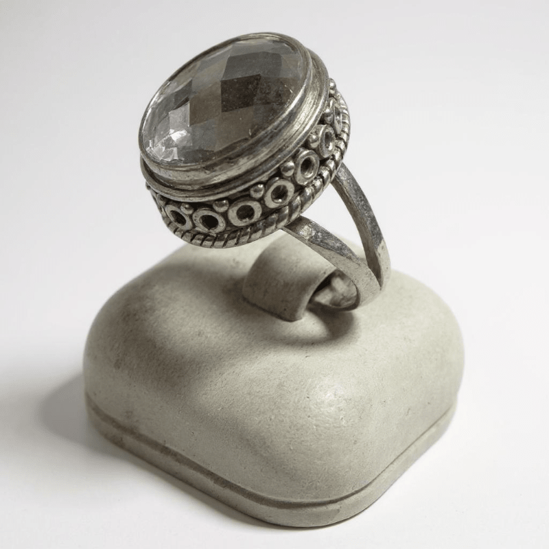 Bague améthyste Brésil AA argent 925 - Taille 55 - La Boite à Cailloux