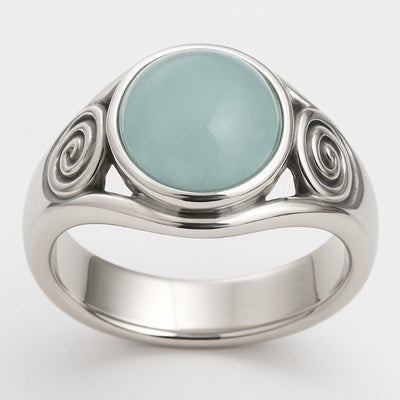 anillo de cornalina de plata 925
