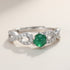 Bague chrysoprase Australie AAA argent 925 Rhodié - La Boite à Cailloux