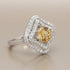 Bague Citrine naturelle Madagascar AAA argent 925 Rhodié - La Boite à Cailloux