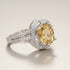 Bague Citrine naturelle Madagascar AAA argent 925 Rhodié - La Boite à Cailloux