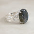 Bague labradorite Madagascar AA argent 925 - La Boite à Cailloux