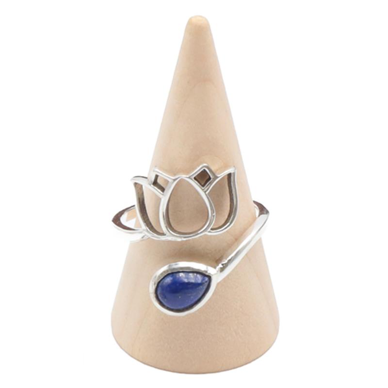 Bague Lapis Lazuli Afghanistan AA argent 925 - La Boite à Cailloux