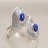 Bague Lapis Lazuli Afghanistan AA argent 925 - La Boite à Cailloux