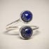 Bague Lapis lazuli Afghanistan AA argent 925 - La Boite à Cailloux