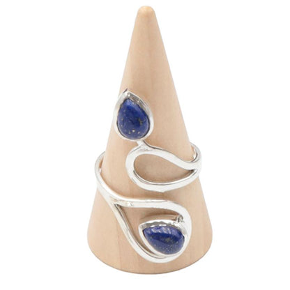 Bague Lapis Lazuli Afghanistan AA argent 925 - La Boite à Cailloux