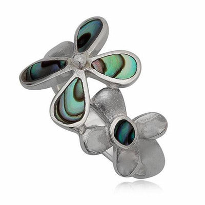 Thai mother-of-pearl ring AA silver 925 - Size 54